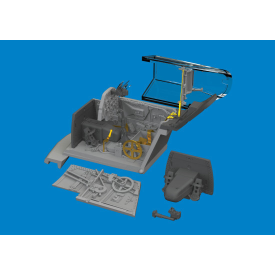 Eduard 672388 1/72 Bf 109G-10 cockpit PRINT Brassin for Aircraft