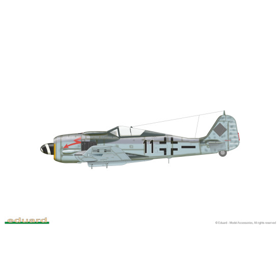 Eduard 70119 1/72 Fw 190F-8 Plastic for Aircraft Profipack