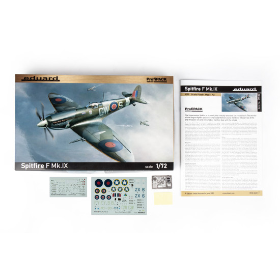 Eduard 70122 1/72 Spitfire F Mk.IX Plastic for Aircraft Profipack