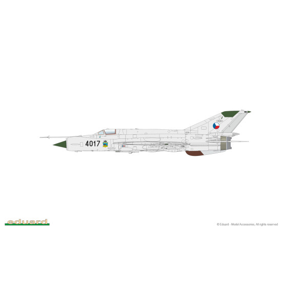 Eduard 70141 1/72 MiG-21MF interceptor Plastic for Aircraft Profipack