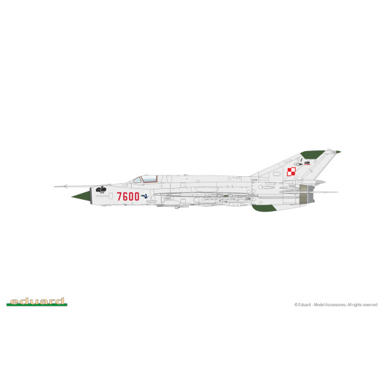 Eduard 70141 1/72 MiG-21MF interceptor Plastic for Aircraft Profipack