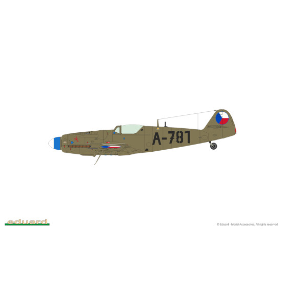 Eduard 70151 1/72 Avia S-199 bubble canopy Plastic for Aircraft Profipack