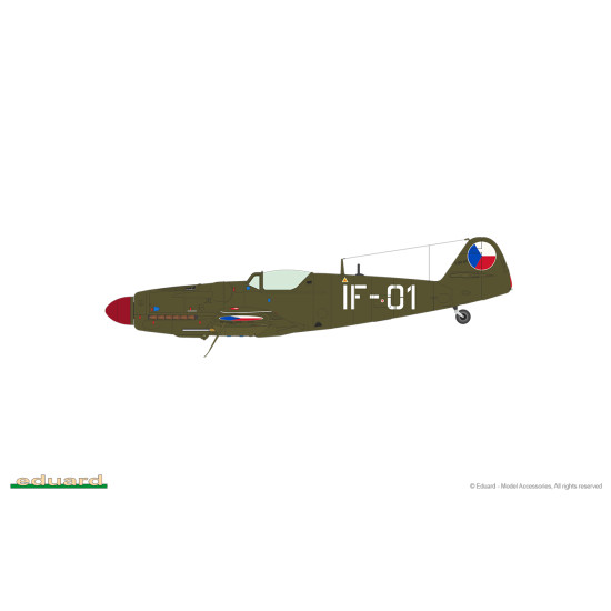 Eduard 70151 1/72 Avia S-199 bubble canopy Plastic for Aircraft Profipack