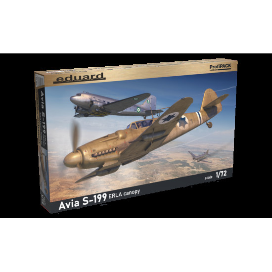 Eduard 70152 1/72 Avia S-199 ERLA canopy Plastic for Aircraft Profipack