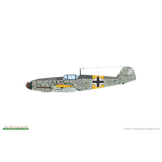 Eduard 70154 1/72 Bf 109F-2 Plastic for Aircraft Profipack