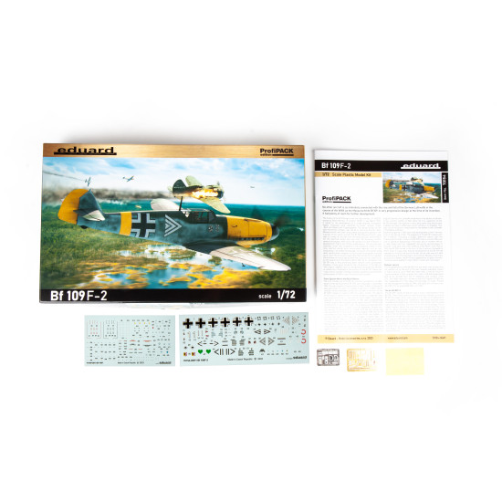 Eduard 70154 1/72 Bf 109F-2 Plastic for Aircraft Profipack