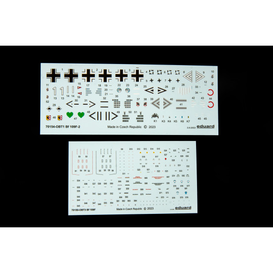 Eduard 70154 1/72 Bf 109F-2 Plastic for Aircraft Profipack