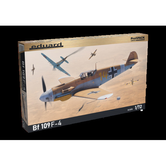 Eduard 70155 1/72 Bf 109F-4 Plastic for Aircraft Profipack