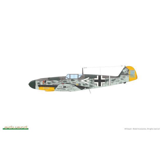Eduard 70155 1/72 Bf 109F-4 Plastic for Aircraft Profipack
