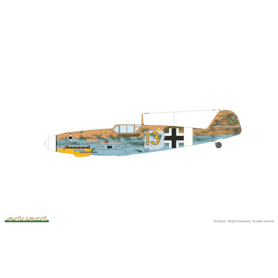 Eduard 70156 1/72 Bf 109G-2 Plastic for Aircraft Profipack