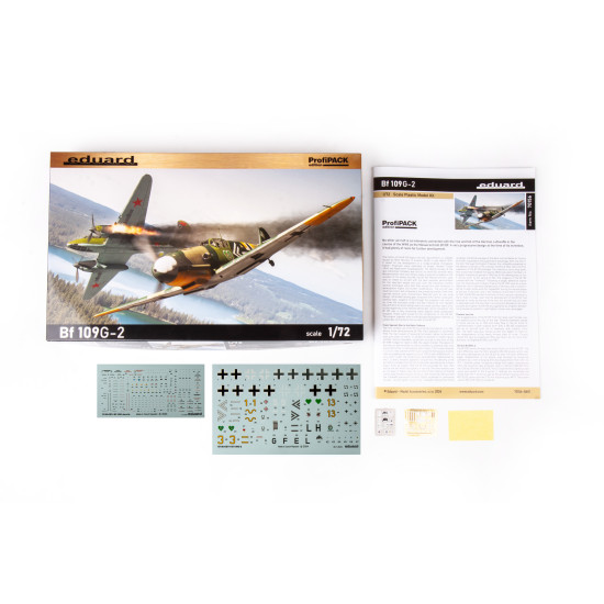Eduard 70156 1/72 Bf 109G-2 Plastic for Aircraft Profipack