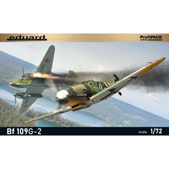 Eduard 70156 1/72 Bf 109G-2 Plastic for Aircraft Profipack