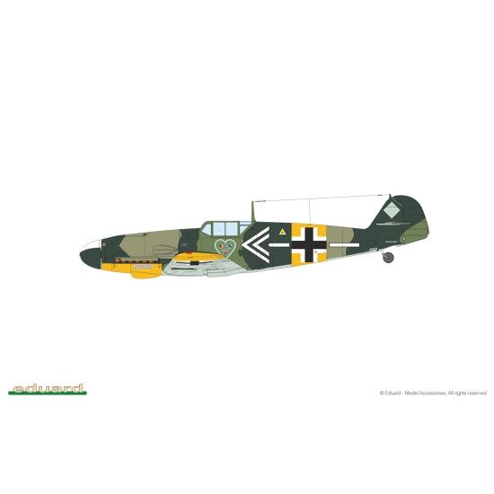 Eduard 70156 1/72 Bf 109G-2 Plastic for Aircraft Profipack