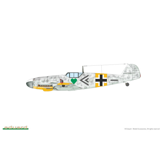 Eduard 70156 1/72 Bf 109G-2 Plastic for Aircraft Profipack