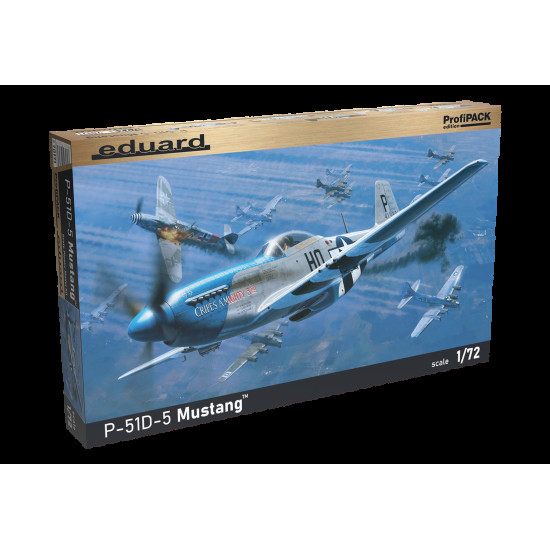 Eduard 70171 1/72 P-51D-5 Mustang Plastic for Aircraft Profipack