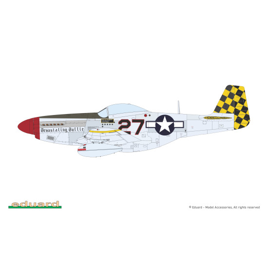 Eduard 70171 1/72 P-51D-5 Mustang Plastic for Aircraft Profipack