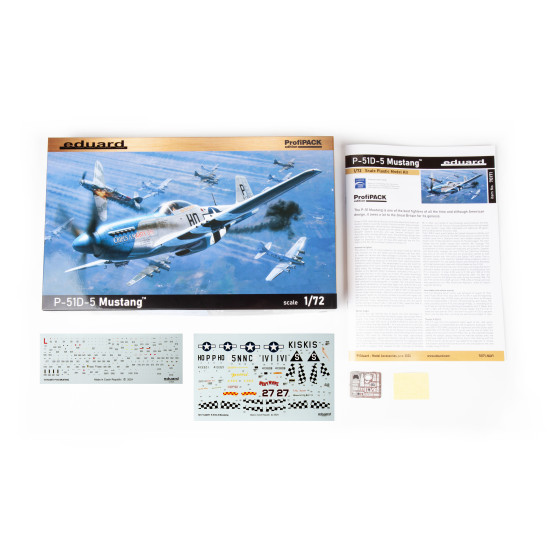 Eduard 70171 1/72 P-51D-5 Mustang Plastic for Aircraft Profipack