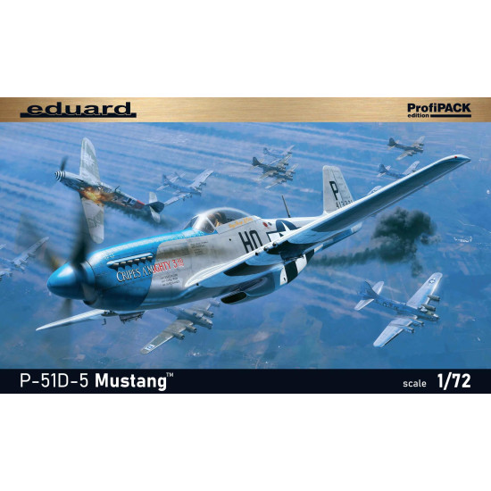 Eduard 70171 1/72 P-51D-5 Mustang Plastic for Aircraft Profipack