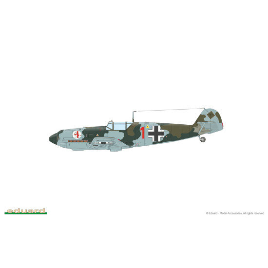 Eduard 7032 1/72 Bf 109E-3 Plastic for Aircraft Profipack Eduard 7032 1/72 Bf 109E-3 Plastic for Aircraft Profipack