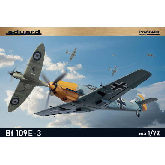 Eduard 7032 1/72 Bf 109E-3 Plastic for Aircraft Profipack Eduard 7032 1/72 Bf 109E-3 Plastic for Aircraft Profipack