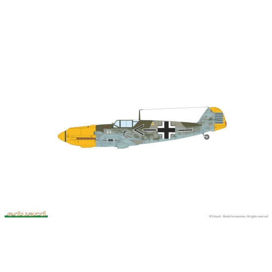 Eduard 7033 1/72 Bf 109E-4 Plastic for Aircraft Profipack