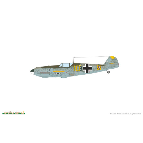 Eduard 7033 1/72 Bf 109E-4 Plastic for Aircraft Profipack