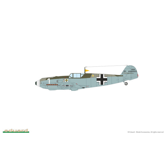 Eduard 7033 1/72 Bf 109E-4 Plastic for Aircraft Profipack