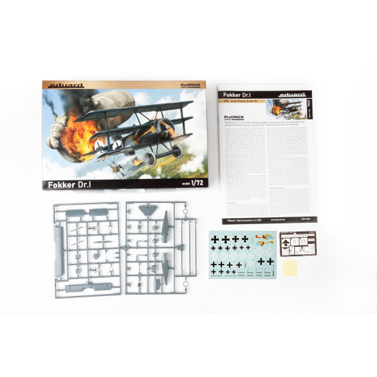 Eduard 7039 1/72 Fokker Dr.I Plastic for Aircraft Profipack