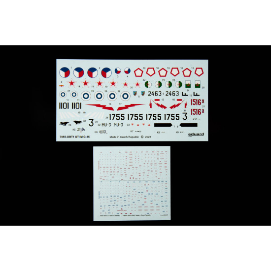Eduard 7055 1/72 UTI MiG-15 Plastic for Aircraft Profipack