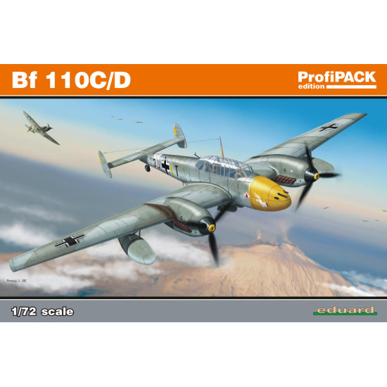 Eduard 7081 1/72 Bf 110C/D Plastic for Aircraft Profipack
