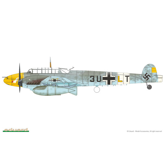 Eduard 7081 1/72 Bf 110C/D Plastic for Aircraft Profipack