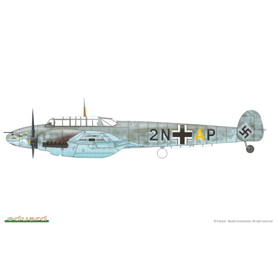 Eduard 7081 1/72 Bf 110C/D Plastic for Aircraft Profipack