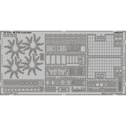 Eduard 72515 1/72 B-17G exterior Photo-Etched for Aircraft Photo etched set
