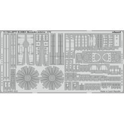 Eduard 72726 1/72 B-26B/C Marauder exterior Photo-Etched for Aircraft Photo etched set
