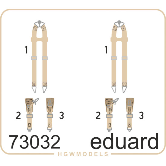 Eduard 73032 1/72 Seatbelts Luftwaffe WWII bombers SUPERFABRIC Photo-Etched for Aircraft Photo etched set Eduard 73032 1/72 Seatbelts Luftwaffe WWII bombers SUPERFABRIC Photo-Etched for Aircraft Photo etched set
