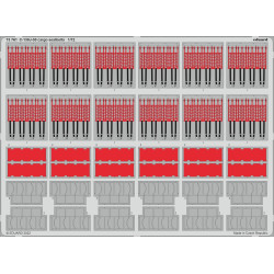 Eduard 73761 1/72 C-130J-30 cargo seatbelts Photo-Etched for Aircraft Photo etched set