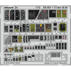 Eduard 73807 1/72 B-29 interior Photo-Etched for Aircraft Photo etched set