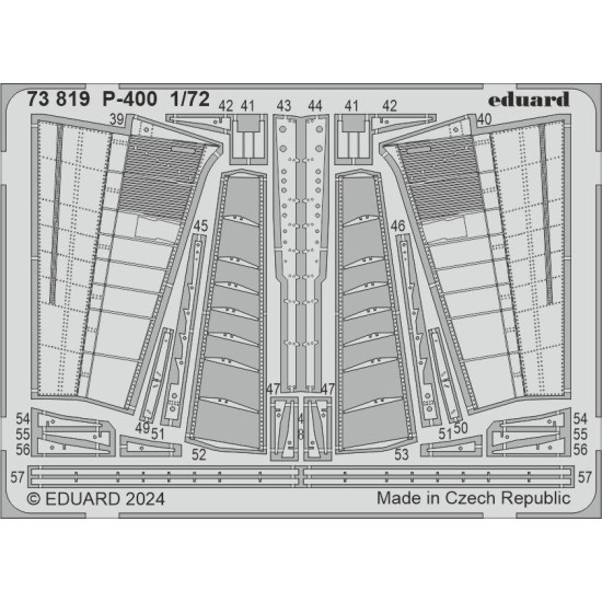 Eduard 73819 1/72 P-400 Photo-Etched for Aircraft Photo etched set Eduard 73819 1/72 P-400 Photo-Etched for Aircraft Photo etched set