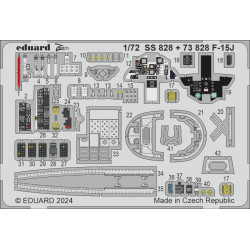 Eduard 73828 1/72 F-15J Photo-Etched for Aircraft