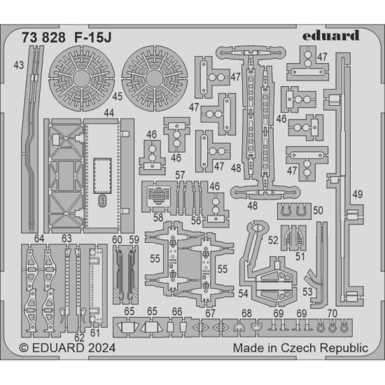 Eduard 73828 1/72 F-15J Photo-Etched for Aircraft Eduard 73828 1/72 F-15J Photo-Etched for Aircraft