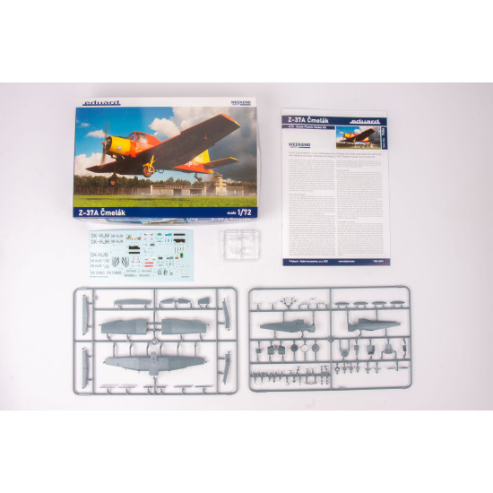 Eduard 7456 1/72 Z-37A Čmelák Plastic for Aircraft Weekend edition Eduard 7456 1/72 Z-37A Čmelák Plastic for Aircraft Weekend edition