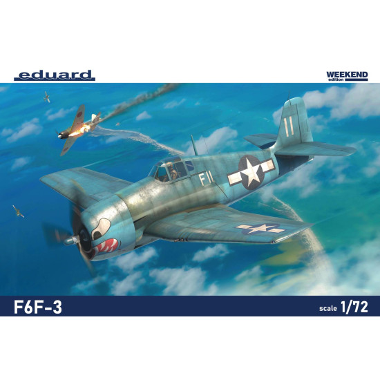 Eduard 7457 1/72 F6F-3 Plastic for Aircraft Weekend edition