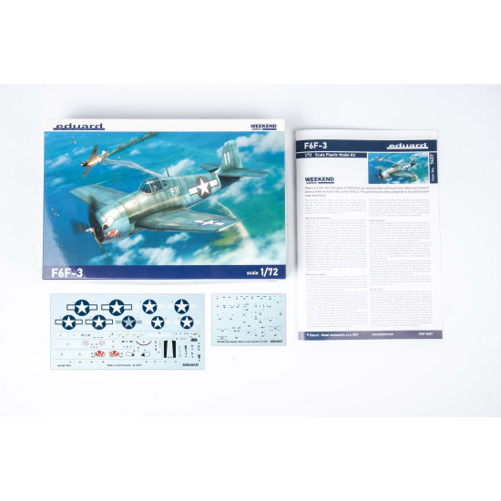 Eduard 7457 1/72 F6F-3 Plastic for Aircraft Weekend edition