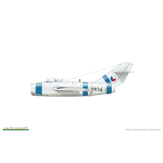 Eduard 7461 1/72 MiG-15bis Plastic for Aircraft Weekend edition