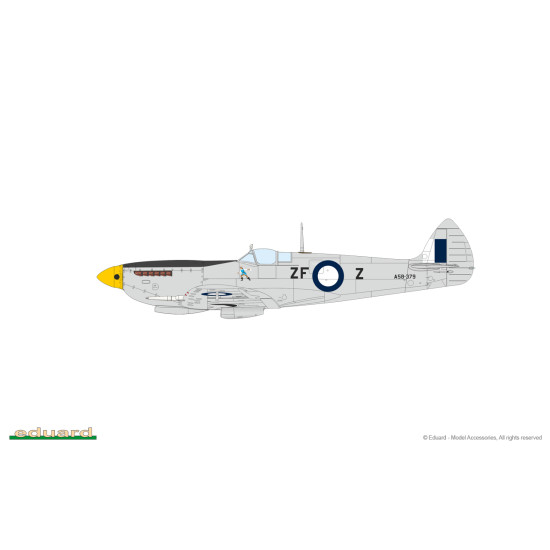 Eduard 7462 1/72 Spitfire Mk.VIII Plastic for Aircraft Weekend edition