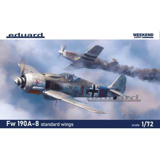 Eduard 7463 1/72 Fw 190A-8 standard wings Plastic for Aircraft Weekend edition