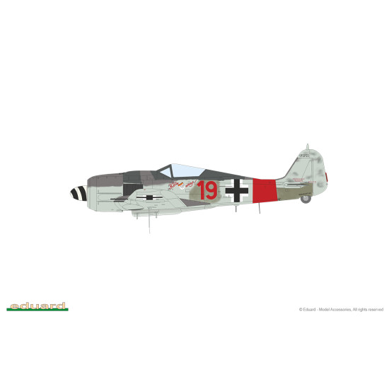 Eduard 7463 1/72 Fw 190A-8 standard wings Plastic for Aircraft Weekend edition