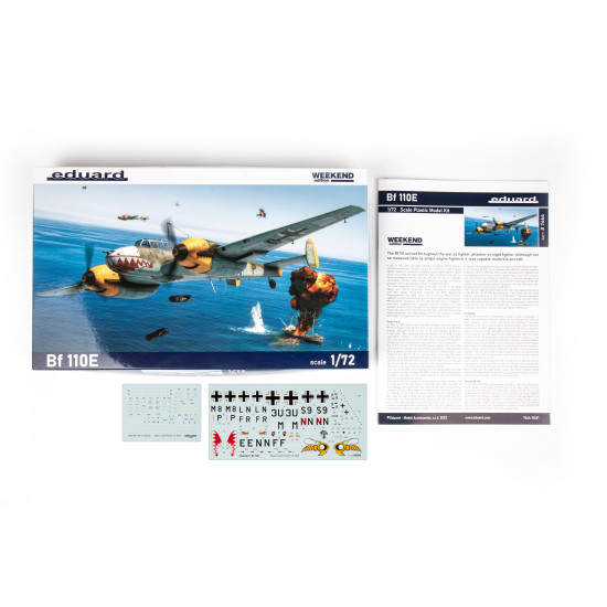 Eduard 7464 1/72 Bf 110E Plastic for Aircraft Weekend edition Eduard 7464 1/72 Bf 110E Plastic for Aircraft Weekend edition