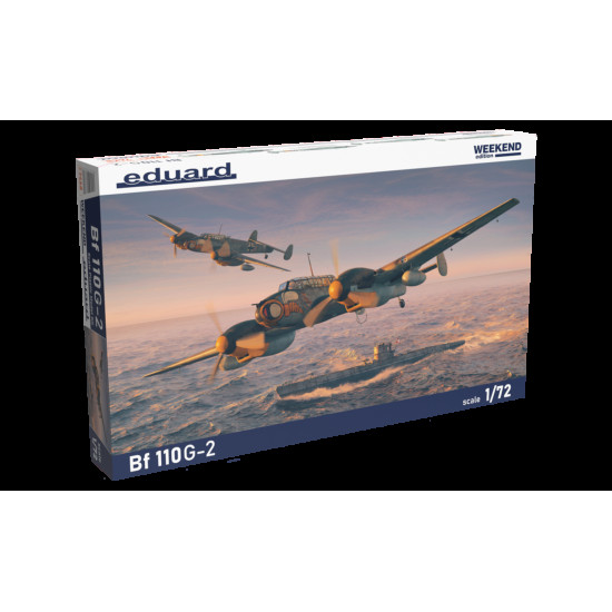 Eduard 7468 1/72 Bf 110G-2 Plastic for Aircraft Weekend edition