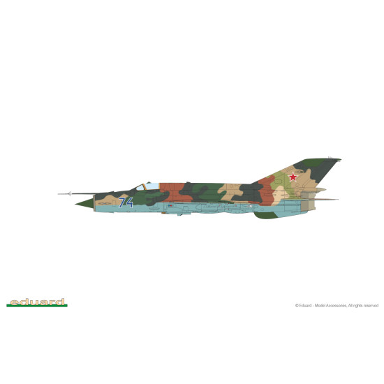 Eduard 7469 1/72 MiG-21MF Interceptor Plastic for Aircraft Weekend edition